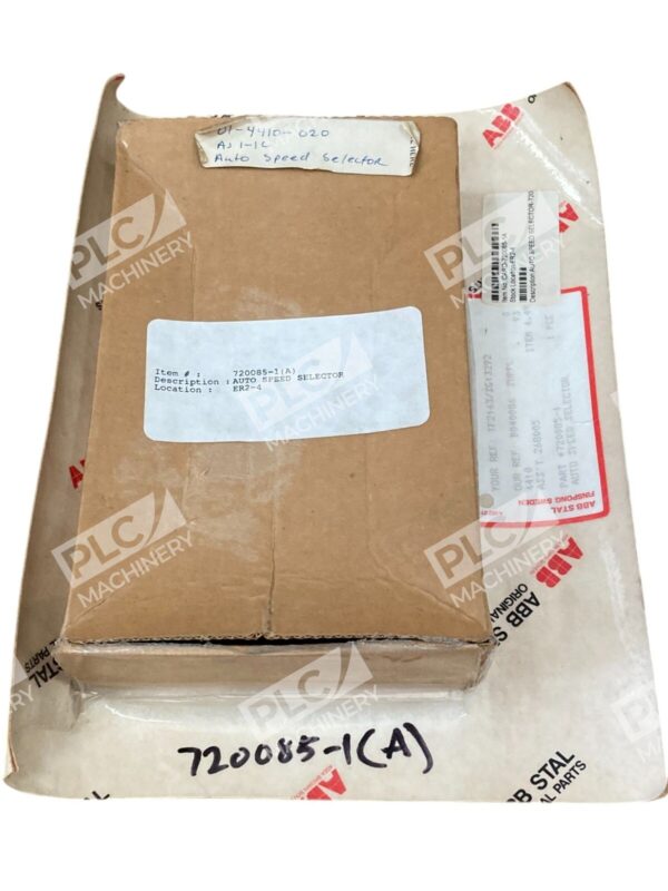 ABB Stal Auto Speed Selector Module 720085-1