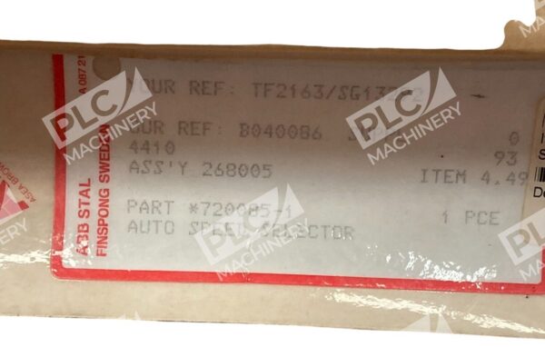 ABB Stal Auto Speed Selector Module 720085-1 - Image 2