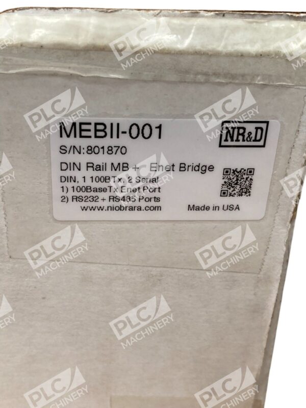 NR&D HR 2.15F DIN Rail MB+ Enet Bridge Modbus Plus MEBII-001 - Image 2