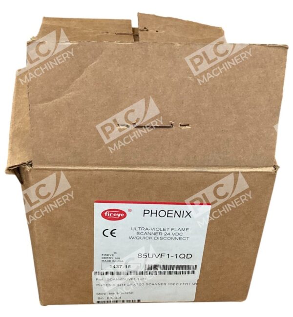 Fireye Ulta-Violet Flame Scanner 24VDC W/ Quick Disconnect Phoenix 85UVF1-1QD