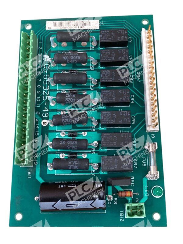 Reliance Electric UW0002103 709860 Drive Relay Circuit Board 708204-14B - Image 2