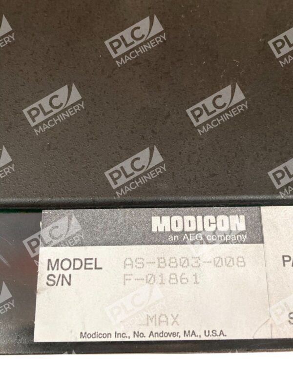 Modicon AEG B803 115VAC Input Module AS-B803-008 - Image 6
