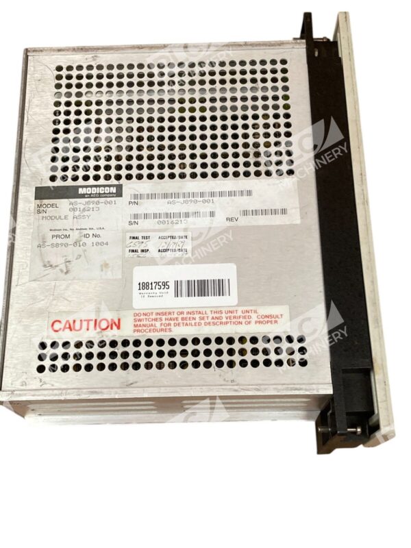 Modicon AEG J890 Remote I/O Processor Module Assembly AS-J890-001 - Image 7