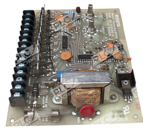 Mikro Pul Model 721C 72IC Timer PC Board 132596-A - Image 3