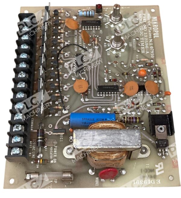 Mikro Pul Model 721C 72IC Timer PC Board 132596-A - Image 4