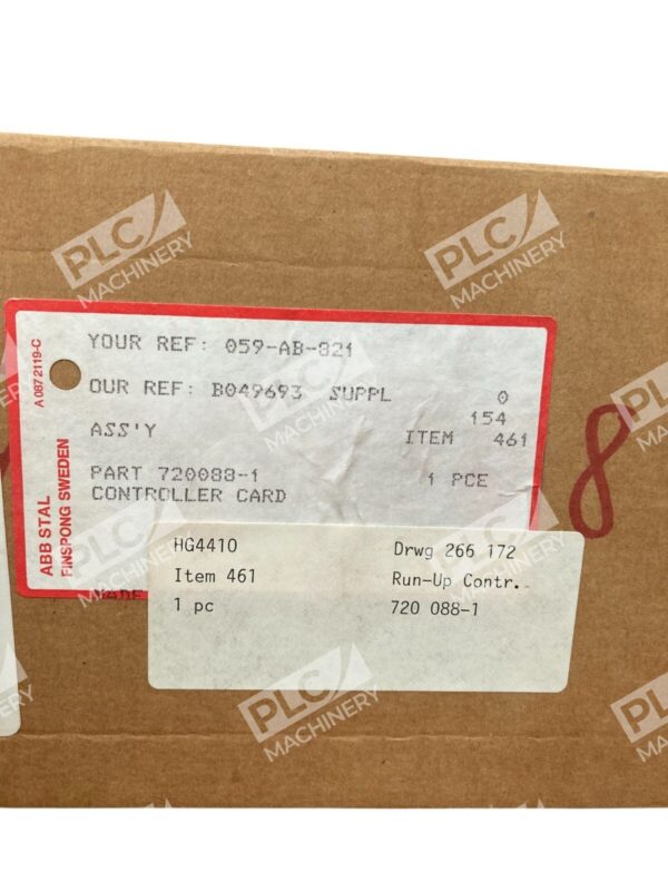 ABB Stal Turbine Controller Card Module 720088-1 - Image 2