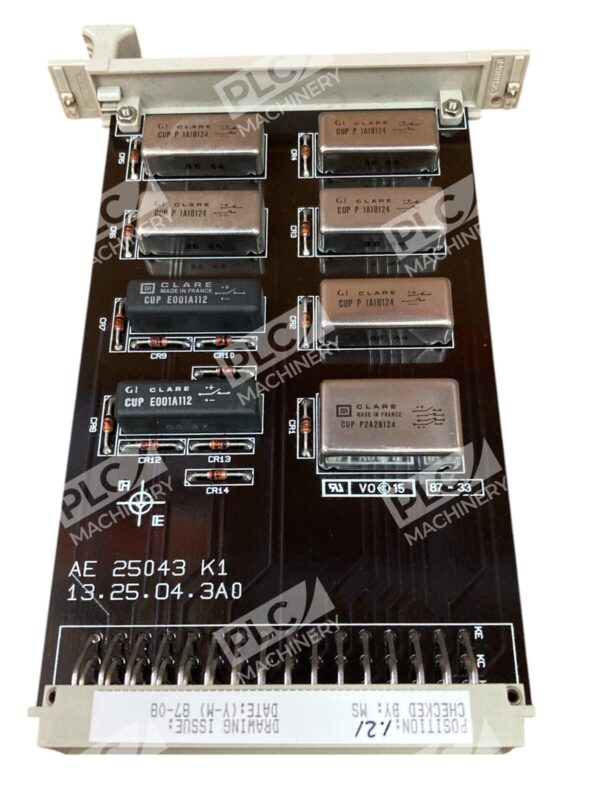 ABB Stal AE 25043 K1 13.25.04.3A0 Reed Relay Card 15V Module 265219-1 - Image 5