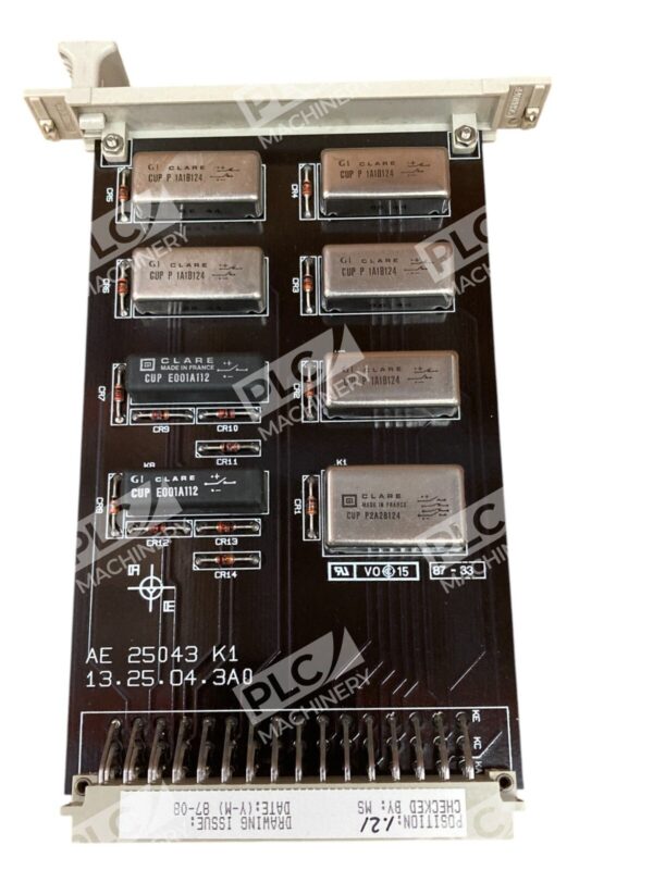 ABB Stal AE 25043 K1 13.25.04.3A0 Reed Relay Card 15V Module 265219-1 - Image 6
