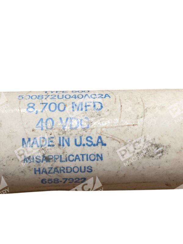 Sangamo-CDE 5.008720040AC2A 8.7MFD 500V Vintage Audio Capacitor - Image 3
