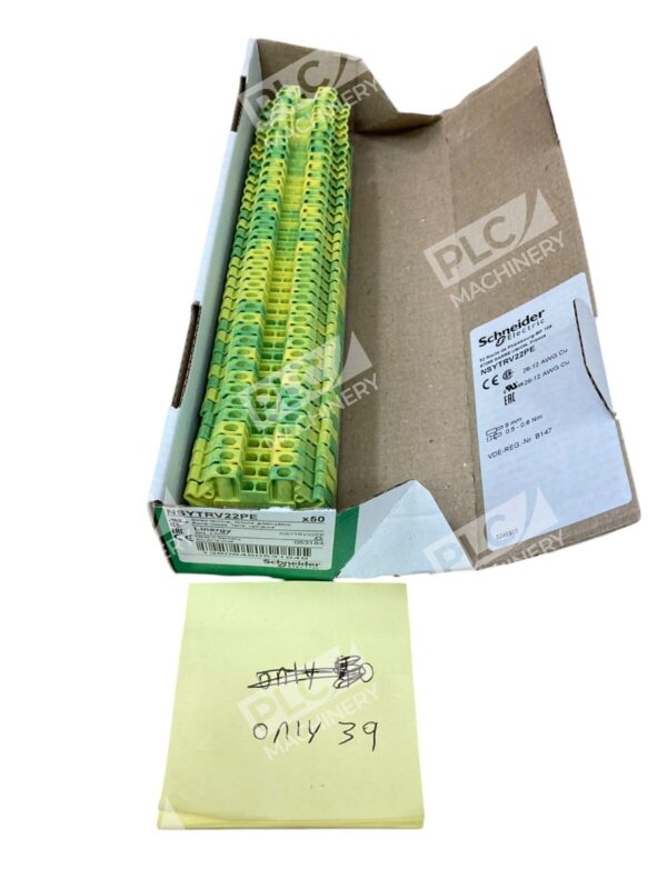 Schneider Electric Green-Yellow Ground Screw Terminal NSYTRV22PE (Box of 39) - Image 5