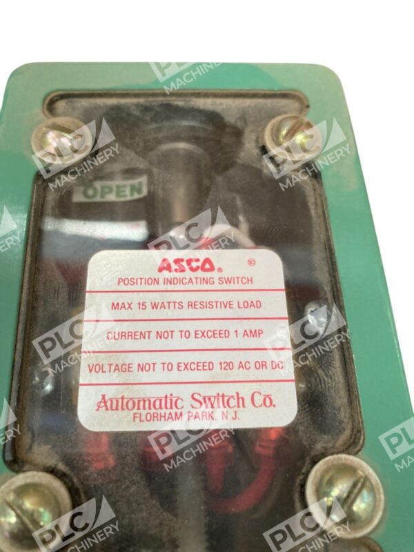 ASCO Red Hat 8043B038 110/120V 3/4"Pipe 69W Fuel Gas 20PSI Valve 8043B38 - Image 2