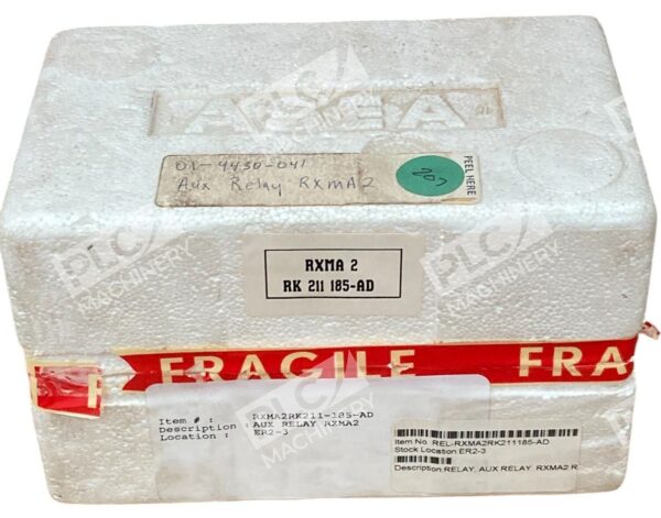 ABB RXMA2RK211185-AD Auxiliary Relay RXMA 2 RK 211 185-AD