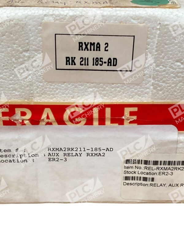ABB RXMA2RK211185-AD Auxiliary Relay RXMA 2 RK 211 185-AD - Image 2