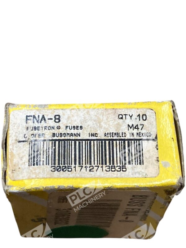 Bussmann FNA-8 Time-Delay Fuse 8A 125V for Power Electronics & Inductive Loads - Image 3