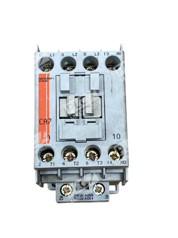 Sprecher + Schuh CA7-9-10 Contactor 9A 3-Phase Compact DIN Rail Mount Swiss Made - Image 2