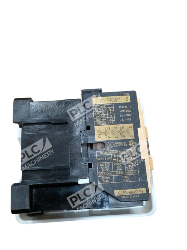 Allen-Bradley 700-F400A1 Mini Control Relay 110-120V AC 10A 4 NO Contacts Indust