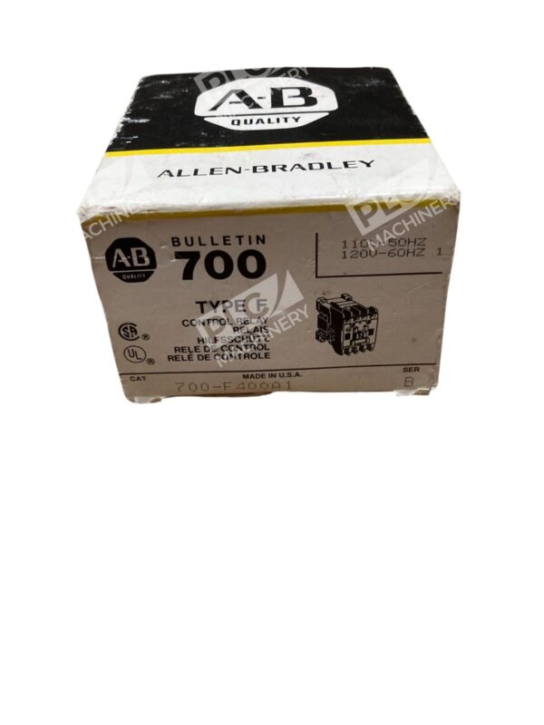 Allen-Bradley 700-F400A1 Mini Control Relay 110-120V AC 10A 4 NO Contacts Indust - Image 2