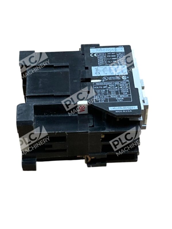 Allen-Bradley 700-F220A1 Series C Contactor Motor Control Relay NEMA A600 Indust