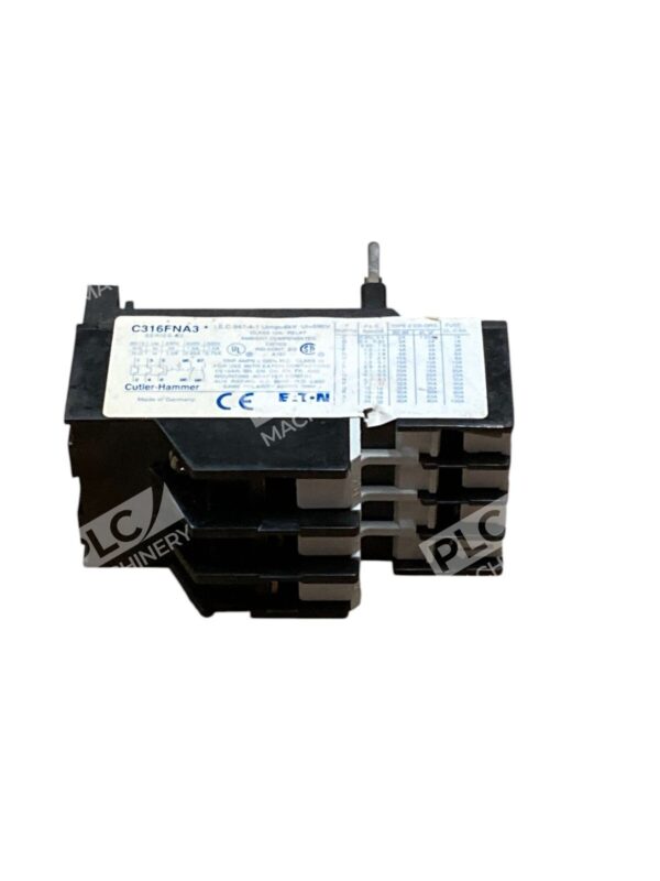 Cutler-Hammer C316FNA3 Thermal Overload Relay Adjustable Motor Protection Eaton - Image 4