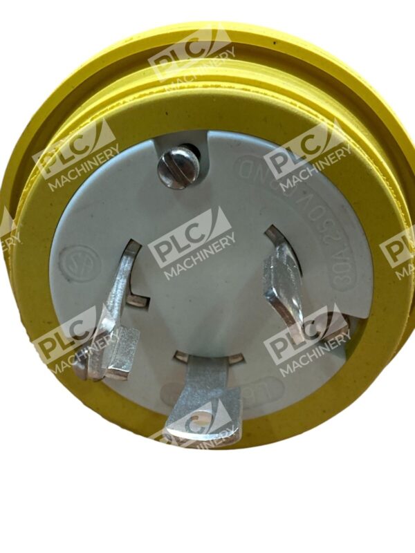 Woodhead Daniel LP 1301470074 Yellow Rubber 30A 250V Plug Watertite 28W48 - Image 4
