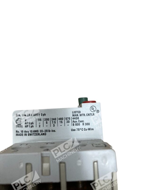 Allen-Bradley 140-MN-0630 Manual Motor Starter 4-6.3A Overload Short Circuit Pro - Image 4