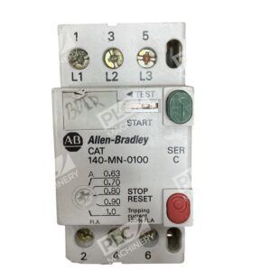 Allen-Bradley 140-MN-0100 Manual Motor Starter 0.63-1A Overload Short Circuit Pr