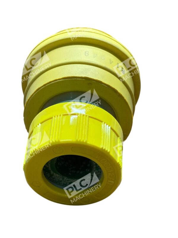 Woodhead Daniel LP 1301470074 Yellow Rubber 30A 250V Plug Watertite 28W48 - Image 5