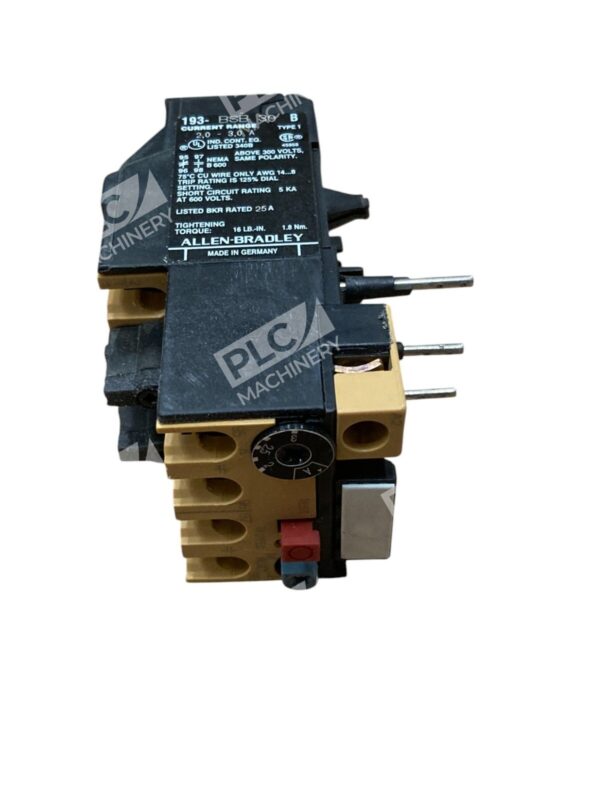 Allen-Bradley 193-BSB16 Series B 1.0-1.6A Bimetallic Thermal Overload Relay Phas - Image 3
