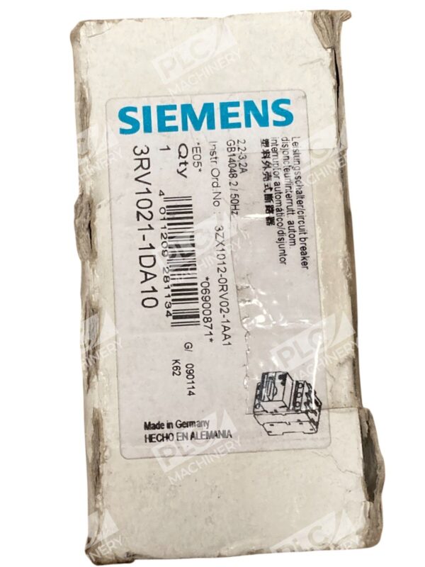 Siemens Sirius 3RV1021-1DA10 Motor Protection Circuit Breaker (Replaced by 3RV20 - Image 6