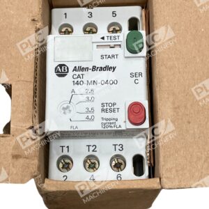 Allen-Bradley 140-MN-0400 Manual Motor Starter with Overload & Short Circuit Pro