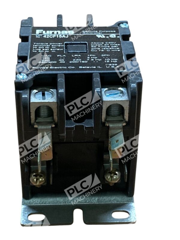Furnas Open 2 Pole 40A FL Res 50 Definite Purpose Controller 42CF15AJ - Image 3