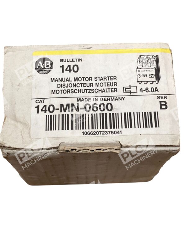 Allen-Bradley 140-MN-0600 Manual Motor Starter 4-6A 3-Pole 690V Germany - Image 2
