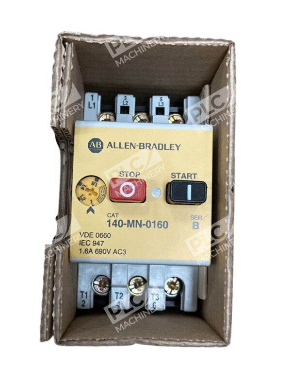 Allen-Bradley 140-MN-0160 Manual Motor Starter 1-1.6A Overload Protector