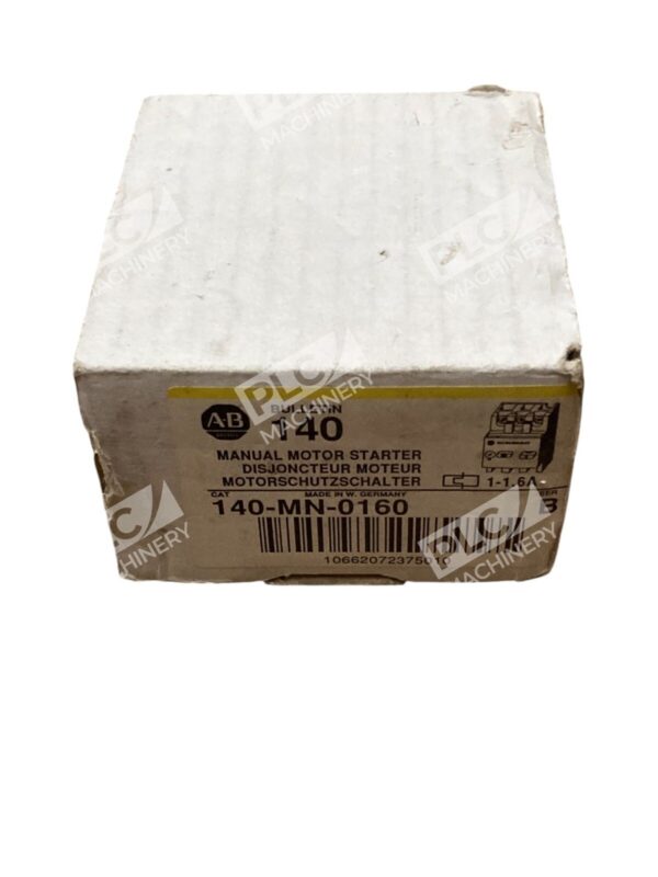 Allen-Bradley 140-MN-0160 Manual Motor Starter 1-1.6A Overload Protector - Image 3