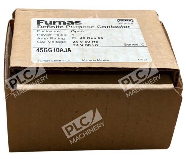 Furnas Open 1 Pole 40A FL Res 55 Definite Purpose Contactor 45GG10AJA
