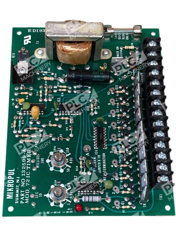 Mikro Pul 721C Model 72IC Timer PC Board 132596-A - Image 3