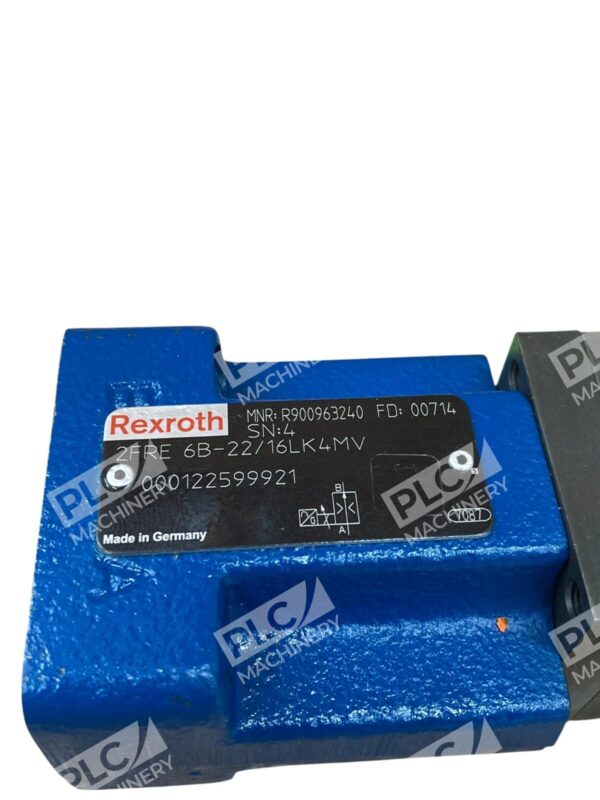 Rexroth 2FRE 6B-22/16LK4MV Hydraulic Flow Control Valve R900963240 - Image 7