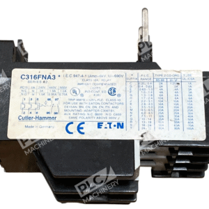 Cutler-Hammer C316FNA3 Thermal Overload Relay Adjustable Motor Protection Eaton