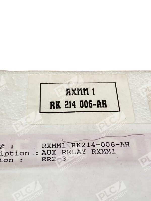 ABB RXMM1 RK214006-AH Auxiliary Relay RXMM 1 RK 214 006-AH - Image 2