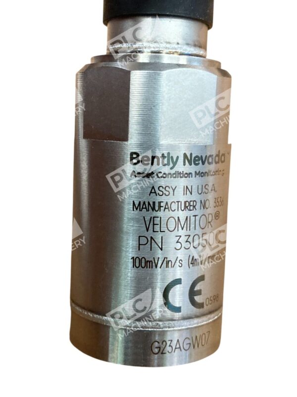 Bently Nevada G23AGW01 330500 100mV/in/s Velometer 330500-01-00 - Image 4
