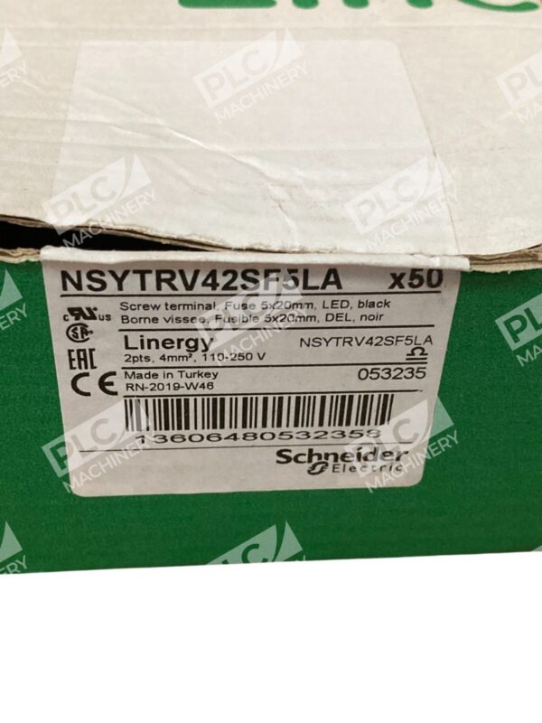 Schneider Linergy Screw Terminal Fuse 5x20mm LED Black NSYTRV42SF5LA (Box of 42) - Image 2