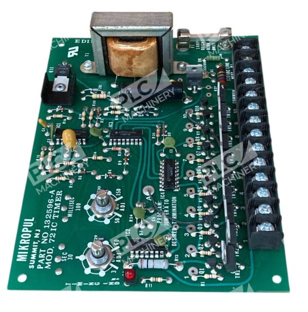 Mikro Pul Model 721C Timer PC Board 132596-A - Image 2