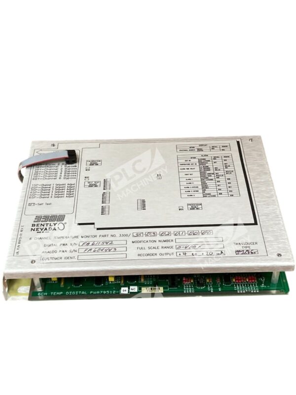 Bently Nevada 3300 Six Channel Temperature Monitor 3300/35-03-02-01-00-00