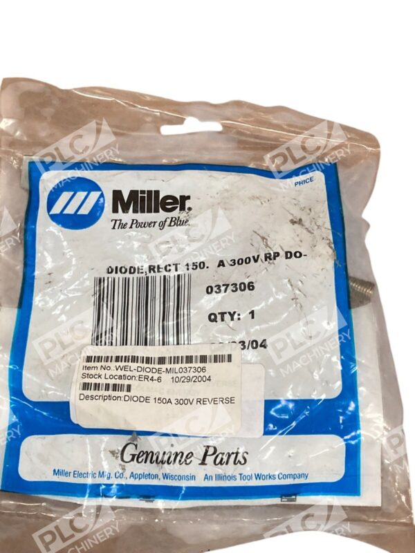 Miller 150A 300V Rectifier Diode 037306