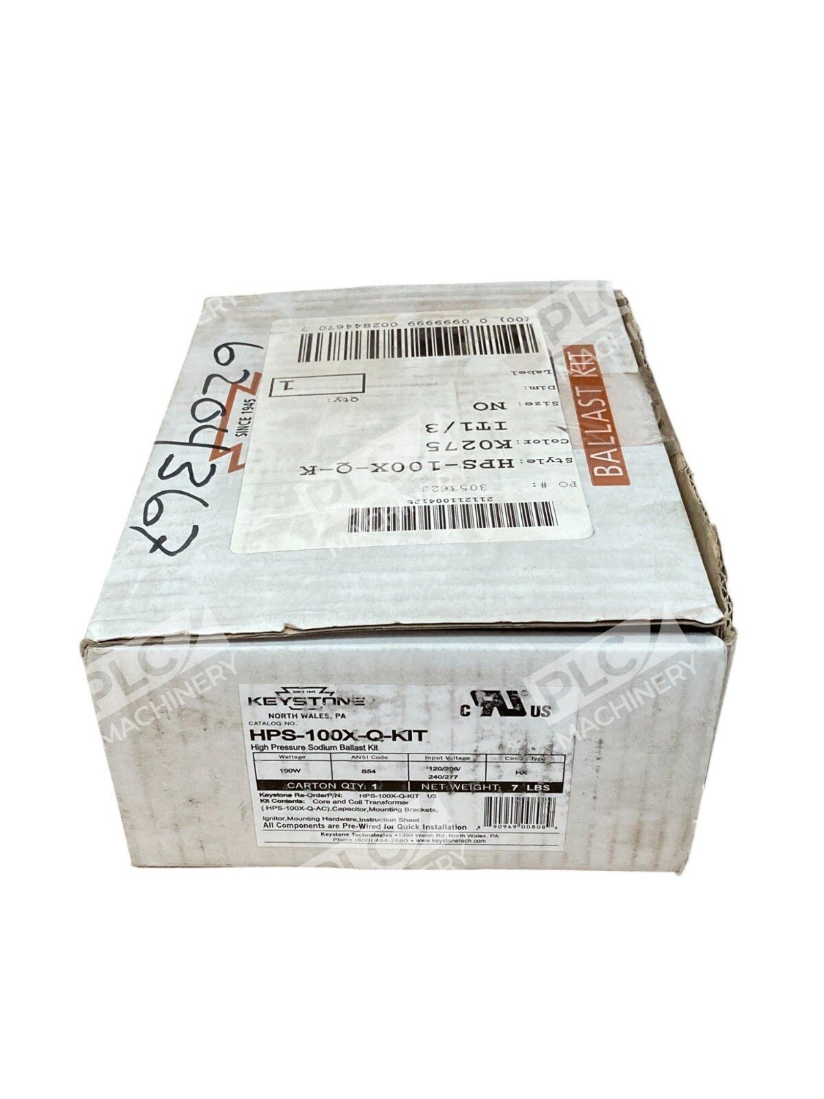 Keystone 100W S54 HX High Pressure Sodium Ballast Kit HPS-100X-Q-KIT