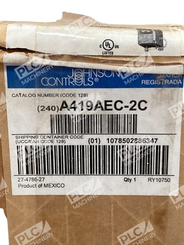 Johnson Controls Penn A419 Single Stage Temperature Controller A419AEC-2C - Image 3