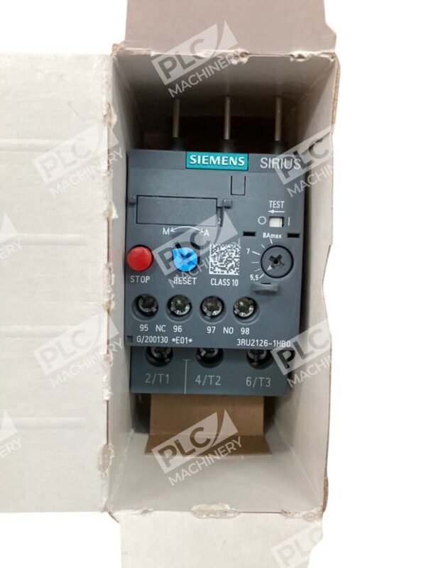 Siemens 5.5-8A Thermal Overload Relay 3RU2126-1HB0 - Image 3