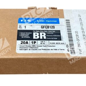 Eaton Cutler Hammer Type BR 1 Pole 20A Circuit Breaker GFCB120