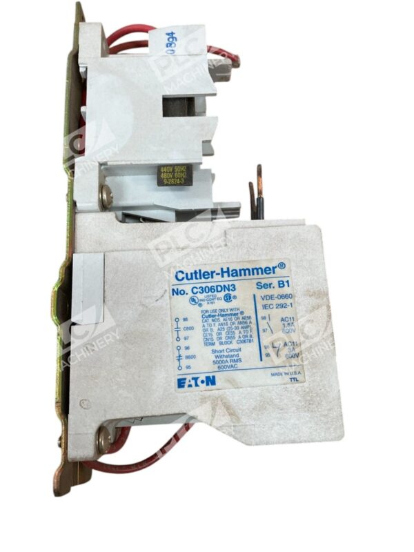 Cutler Hammer Eaton AC11 1.5A 3A 600V Overload Relay C306DN3 /B1