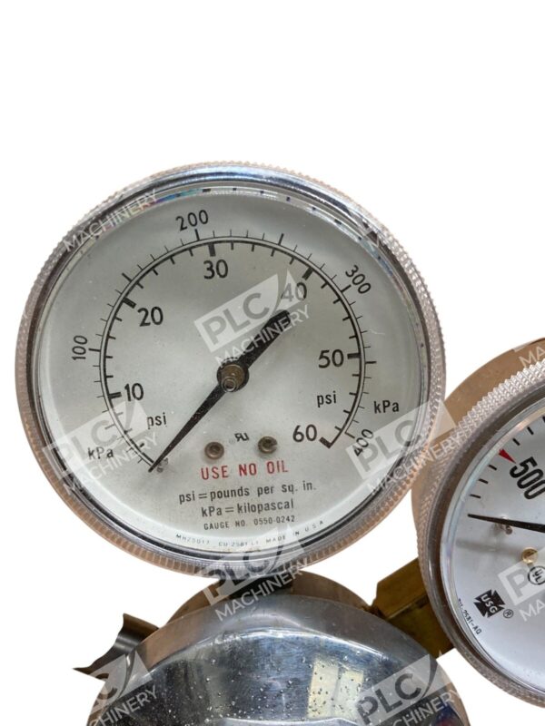 Praxair Controls Corp Of America Double Gauge Regulator 2123331-590 - Image 7